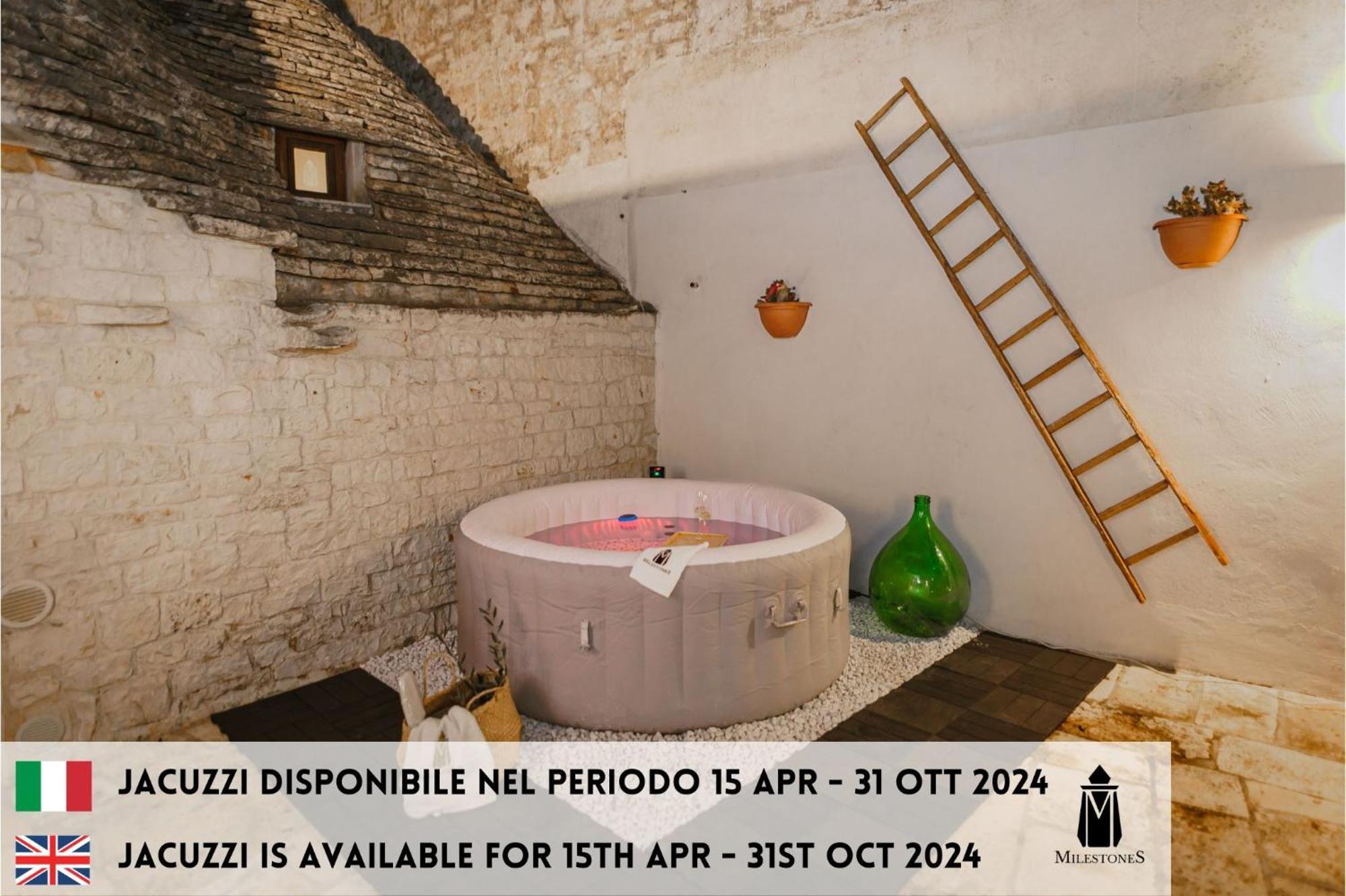 Milestones Modern Suite Trullo Jacuzzi Spa & Relax Alberobello Ngoại thất bức ảnh