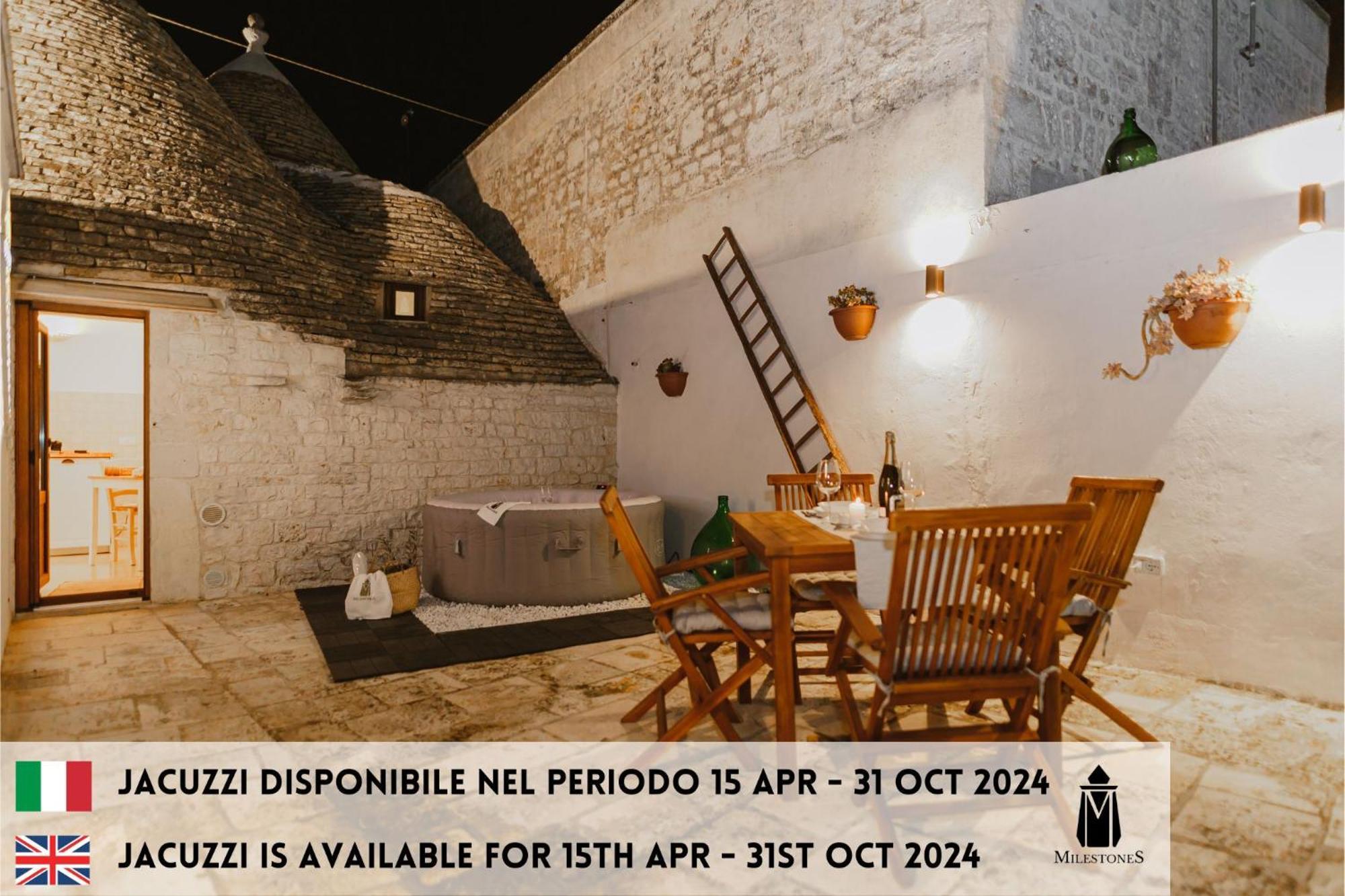 Milestones Modern Suite Trullo Jacuzzi Spa & Relax Alberobello Ngoại thất bức ảnh