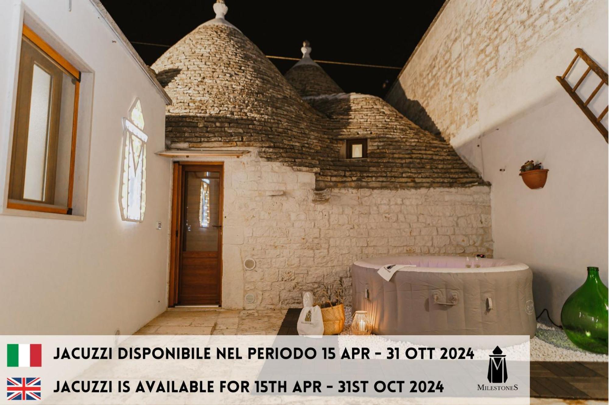Milestones Modern Suite Trullo Jacuzzi Spa & Relax Alberobello Ngoại thất bức ảnh